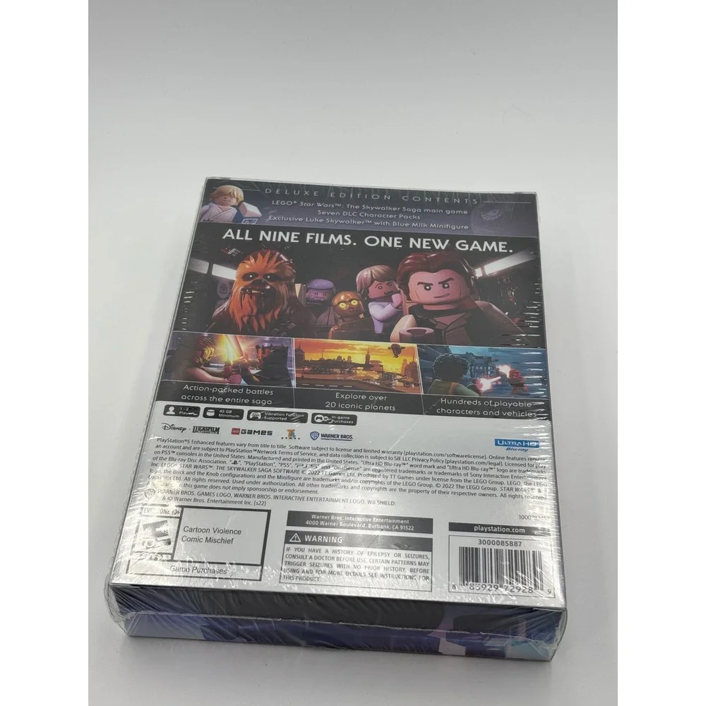 LEGO Star Wars Skywalker Saga Blue Milk Luke Deluxe Edition - PS5 Game + Figure